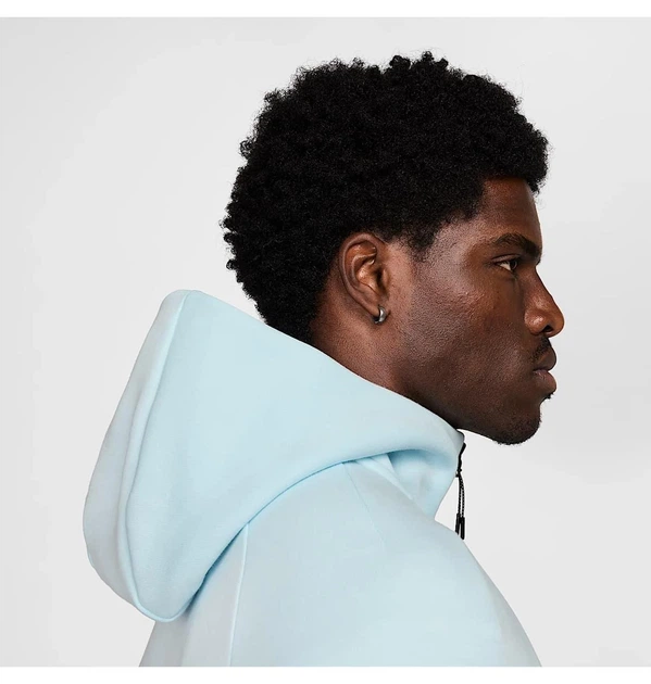 Толстовка чоловіча Nike Sportswear Tech Fleece Light Blue L Блакитний HV0949-474 - Фото 6 Толстовка чоловіча Nike Sportswear Tech Fleece Light Blue L Блакитний HV0949-474 - зображення 6