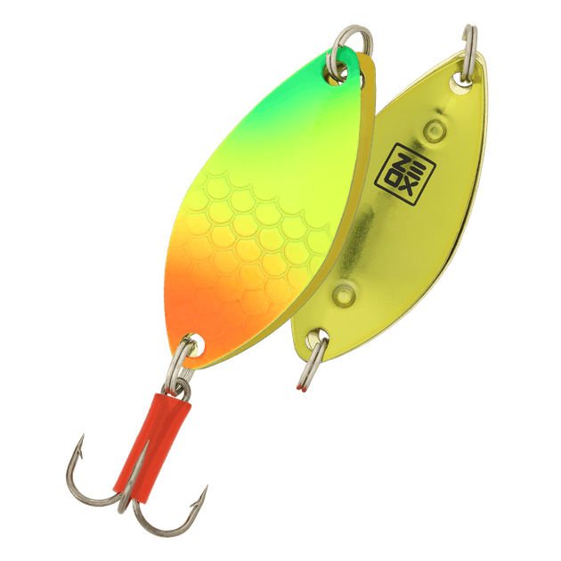 Блесна ZEOX Perch Twin 20г 014 Fluo Tiger/Gold - Фото 1 Блесна ZEOX Perch Twin 20г 014 Fluo Tiger/Gold - изображение 1