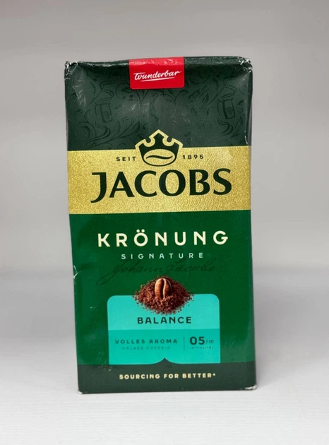 Кава мелена 515 г Jacobs Krönung арабіка середнього обсмажування натуральний кавовий напій середній помел насичений смак з гірчинкою ароматна кава для щоденного приготування - Фото 8 Кава мелена 515 г Jacobs Krönung арабіка середнього обсмажування натуральний кавовий напій середній помел насичений смак з гірчинкою ароматна кава для щоденного приготування - зображення 8