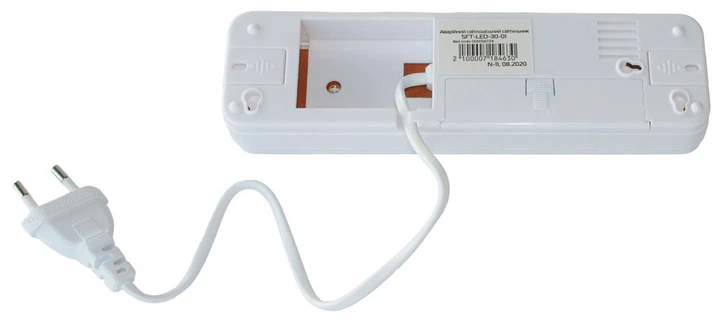 Аварійний світильник з акумулятором Євросвітло SFT-LED-30-01 1.5W 100lm 6400K 1200mAh 220V (56724) - зображення 4