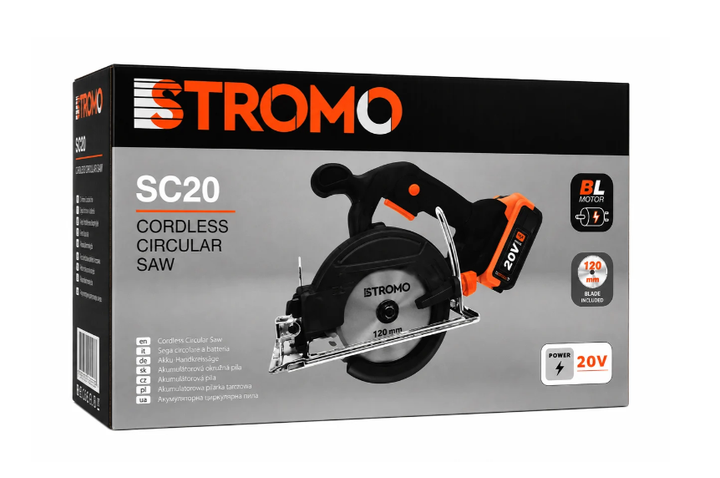 Аккумуляторная циркулярная пила STROMO SC-20 20 В Brushless, диск 120 мм, пропил 40 мм без АКБ и ЗУ - изображение 5