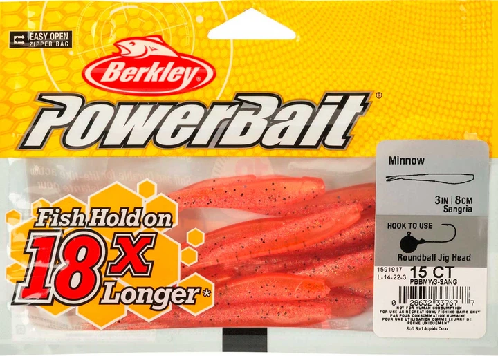 Силикон Berkley PowerBait Minnow 100 mm Coral (1102-1591925) - изображение 2