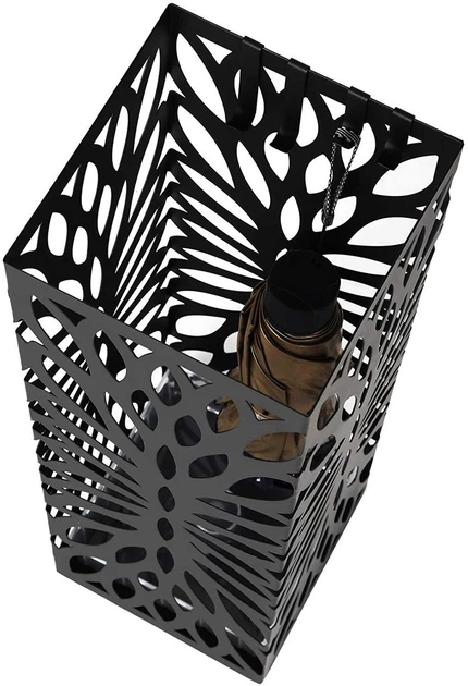 Підставка для парасольок Parasolnik Black Openwork 15,5x15,5x49 см чорна LUC48B - изображение 3