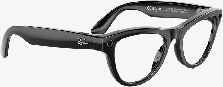 Смарт-очки Ray-Ban Meta Skyler Shiny Black/Transitions Cerulean Blue S-M (RW4010 601/MF52) - изображение 9