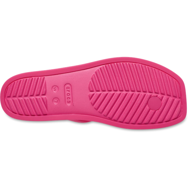 Жіночі сандалі Маямі Crocs Miami Thong Flip Dragonfruit (36-37, малиновий) - зображення 4