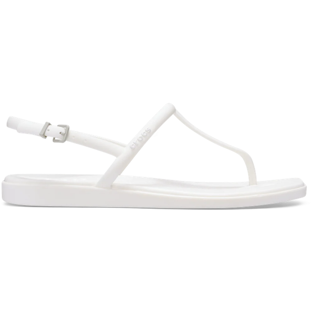 Жіночі крокси сандалі Crocs Miami Thong Flip Chalk (41-42, білий) - Фото 3 Жіночі крокси сандалі Crocs Miami Thong Flip Chalk (41-42, білий) - изображение 3
