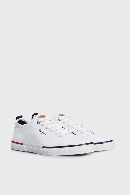 Чоловічі білі кеди KENTON SMART 22 Pepe Jeans 44 PMS30811 - изображение 3