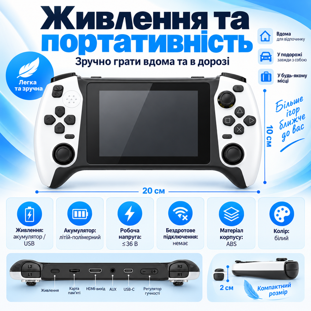 Ігрова консоль SF3500 з IPS HD-екраном - зображення 4