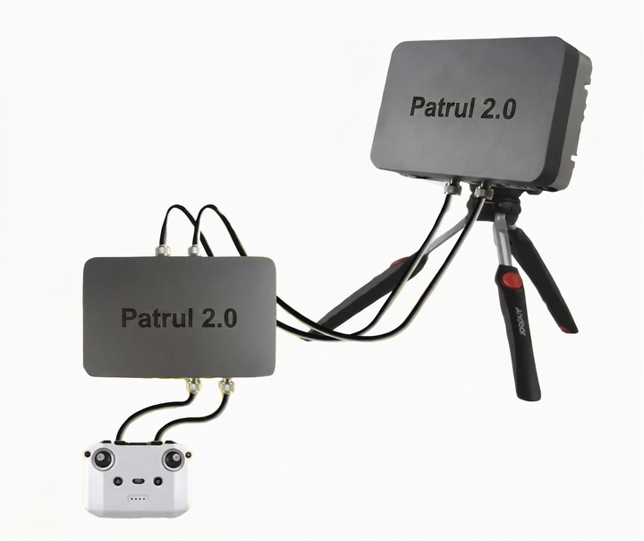 Комплект усиления сигнала для квадрокоптеров DJI и Autel 2.4G/5.8G, 10 Вт, 4000mAh Patrul 2.0 - Фото 3 Комплект усиления сигнала для квадрокоптеров DJI и Autel 2.4G/5.8G, 10 Вт, 4000mAh Patrul 2.0 - изображение 3