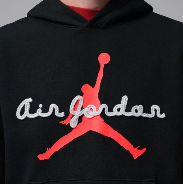 Толстовка Jordan Brooklyn Fleece AJ6 Hoodie IQ0702-010 (M) - изображение 3