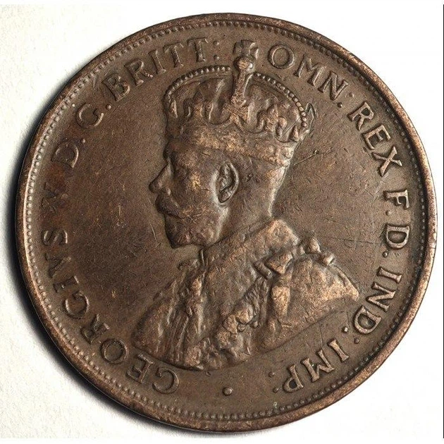 Австралія 1 пенні 1919 рік Монети світу - Фото 2 Австралія 1 пенні 1919 рік Монети світу - изображение 2