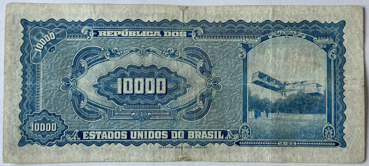 10 Крузейро ново Cruzeiro Novo 1966 рік Банкнота Бразилія Південна Америка P-189 - Фото 2 10 Крузейро ново Cruzeiro Novo 1966 рік Банкнота Бразилія Південна Америка P-189 - изображение 2
