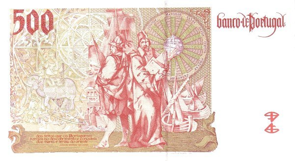 Португалія 500 Ескудо 2000 рік Банкноти світу UNC - Фото 2 Португалія 500 Ескудо 2000 рік Банкноти світу UNC - изображение 2