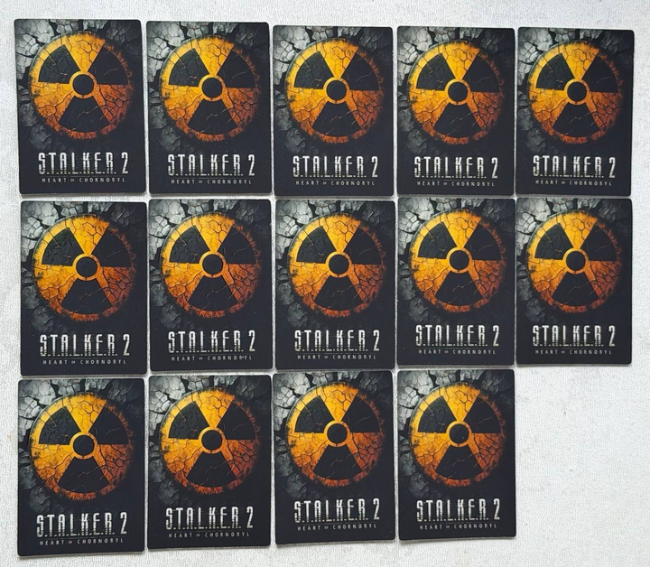 S.T.A.L.K.E.R. 2 : Серце Чорнобиля Мутанти сувенірні колекційні картки України набір 14 штук (Тираж: 1000шт) - изображение 2