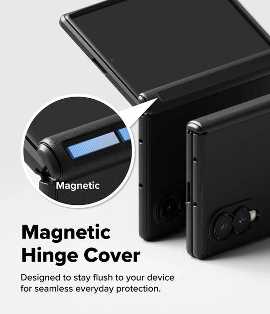 Чехол Ringke Onyx Flap Magnetic для Samsung Galaxy Fold 8 Black (OFM1316R55) - изображение 3