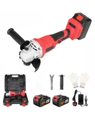 Аккумуляторная угловая шлифмашина RED 48V MA798 с 2 батареями - Фото 1 Аккумуляторная угловая шлифмашина RED 48V MA798 с 2 батареями - изображение 1