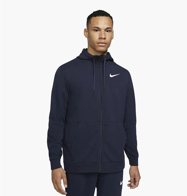 Толстовка мужская Nike Men's Dri-Fit Full-Zip S Черный CZ6376-451 - Фото 1 Толстовка мужская Nike Men's Dri-Fit Full-Zip S Черный CZ6376-451 - изображение 1