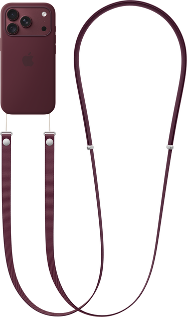 Ремінець для смартфона Apple Crossbody Strap Burgundy (MK974ZM/A) - зображення 2