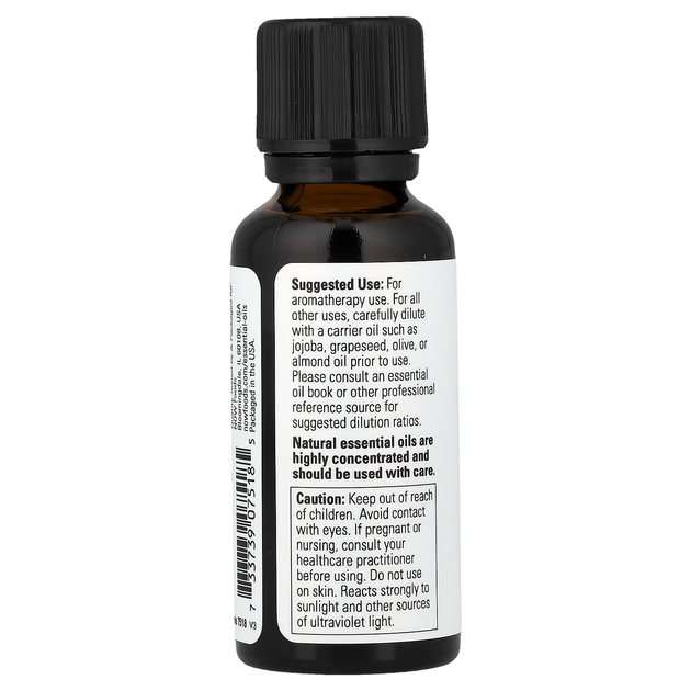 Органическое эфирное масло бергамота NOW Foods Organic Essential Oils "Bergamot" (30 мл) - изображение 3