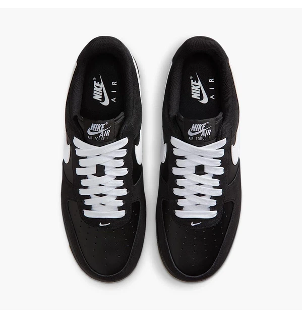 Кроссовки мужские Nike Air Force 1 07 Lv8 Black 42.5 Черный IB6388-001 - Фото 4 Кроссовки мужские Nike Air Force 1 07 Lv8 Black 42.5 Черный IB6388-001 - изображение 4
