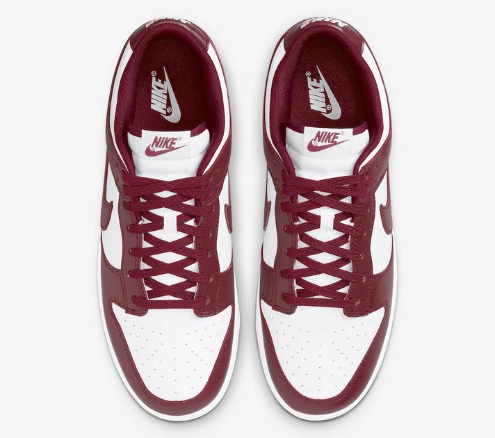 Кроссовки мужские Nike Dunk Low Team Red (2022) 45.5 Красно-белый DD1391-601 - Фото 4 Кроссовки мужские Nike Dunk Low Team Red (2022) 45.5 Красно-белый DD1391-601 - изображение 4