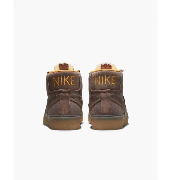 Кроссовки унисекс Nike Sb Zoom Blazer Mid Premium Plus Brown 42 Коричневый DV5468-200 - Фото 11 Кроссовки унисекс Nike Sb Zoom Blazer Mid Premium Plus Brown 42 Коричневый DV5468-200 - изображение 11