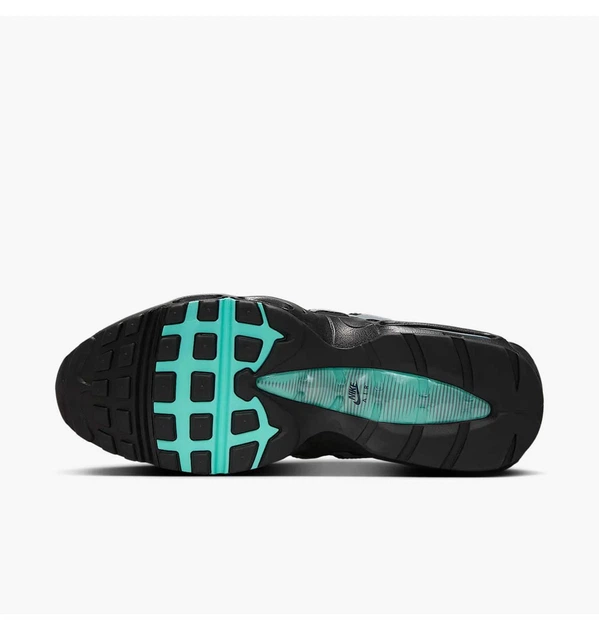 Кросівки чоловічі Nike Air Max 95 Black/Grey 42.5 Чорний HV6062-001 - Фото 4 Кросівки чоловічі Nike Air Max 95 Black/Grey 42.5 Чорний HV6062-001 - зображення 4