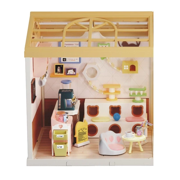 Конструктор-румбокс "Котокафе" Mini House 8007-MH, серии "Интерьер" 145 деталей - изображение 4