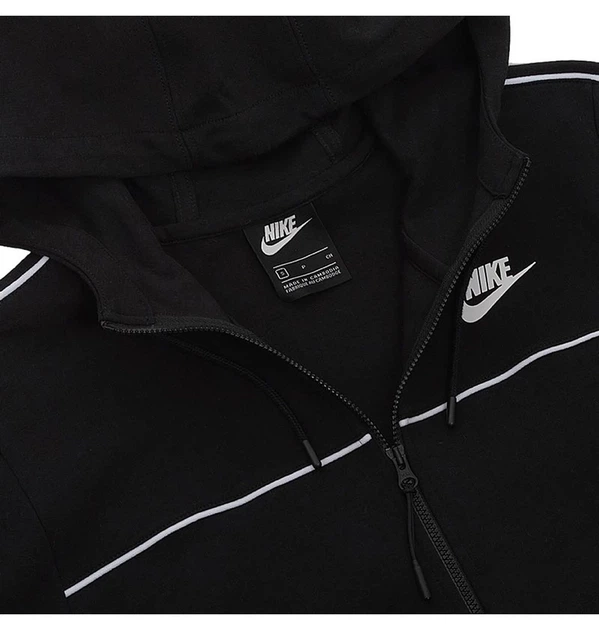 Толстовка женская Nike W Nsw Mlnm Essntl Flc Fz Hdy XS CZ8338-010 - Фото 4 Толстовка женская Nike W Nsw Mlnm Essntl Flc Fz Hdy XS CZ8338-010 - изображение 4