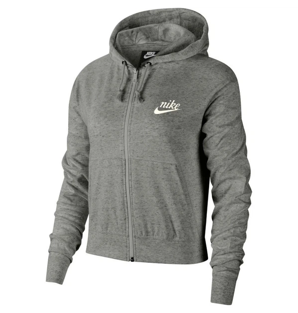 Толстовка женская Nike W Nsw Gym Vntg Hoodie Fz XS Серая CJ1694-063 - изображение 2