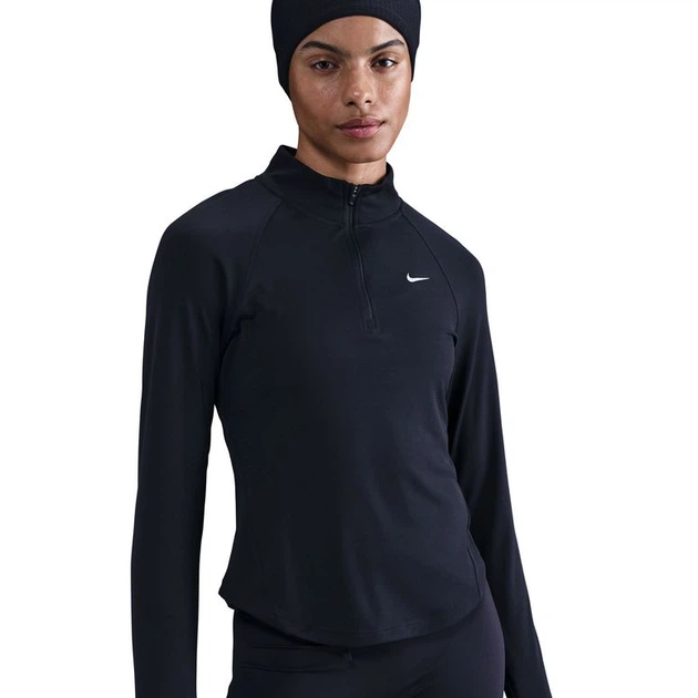 Спортивна кофта жіноча Nike Tempo Swsh Hbr Df Hz Top M Чорна HV2842-010 - Фото 3 Спортивна кофта жіноча Nike Tempo Swsh Hbr Df Hz Top M Чорна HV2842-010 - зображення 3