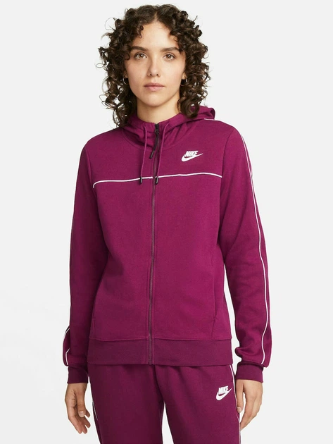 Толстовка женская Nike Nsw Mlnm Essntl Flc Fz Hdy S Бордова CZ8338-610 - Фото 1 Толстовка женская Nike Nsw Mlnm Essntl Flc Fz Hdy S Бордова CZ8338-610 - изображение 1