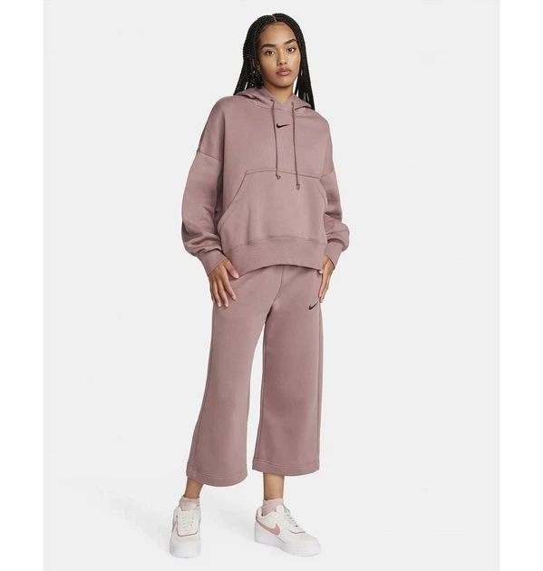 Худи женское Nike Sportswear Phoenix Fleece Over-Oversized Pullover Hoodie DQ5858-208 XS Бордовое - Фото 2 Худи женское Nike Sportswear Phoenix Fleece Over-Oversized Pullover Hoodie DQ5858-208 XS Бордовое - изображение 2