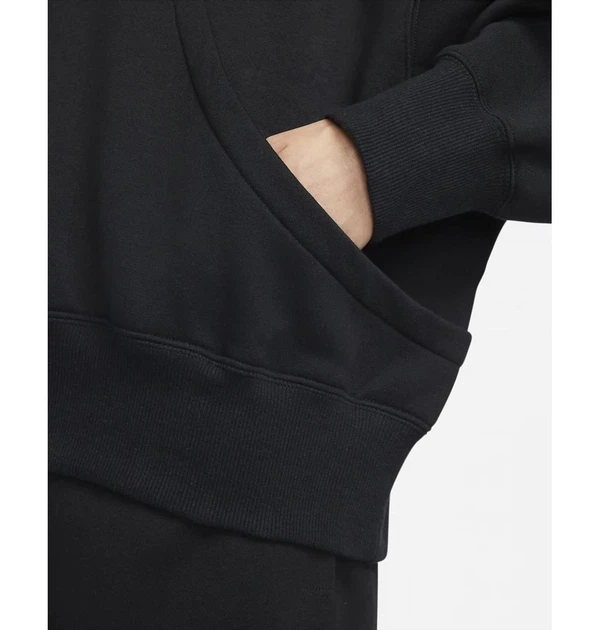 Худи женское Nike Sportswear Phoenix Fleece Over-Oversized Pullover Hoodie DQ5858-010 XXS Черное - Фото 7 Худи женское Nike Sportswear Phoenix Fleece Over-Oversized Pullover Hoodie DQ5858-010 XXS Черное - изображение 7