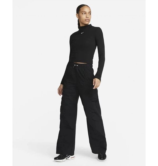 Спортивная кофта женская Nike Sportswear Essential Black Dv7880-010 XS Черная DV7880-010 - Фото 6 Спортивная кофта женская Nike Sportswear Essential Black Dv7880-010 XS Черная DV7880-010 - изображение 6