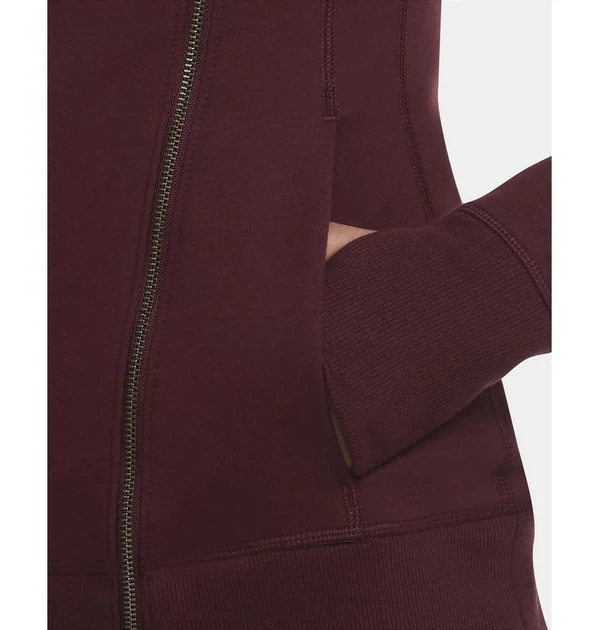 Спортивная кофта женская Nike Yoga Bordo XS Бордова CU5321-681 - Фото 5 Спортивная кофта женская Nike Yoga Bordo XS Бордова CU5321-681 - изображение 5