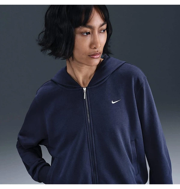 Толстовка жіноча Nike Sportswear Chill Terry Blue M Синя FN2415-410 - Фото 2 Толстовка жіноча Nike Sportswear Chill Terry Blue M Синя FN2415-410 - зображення 2