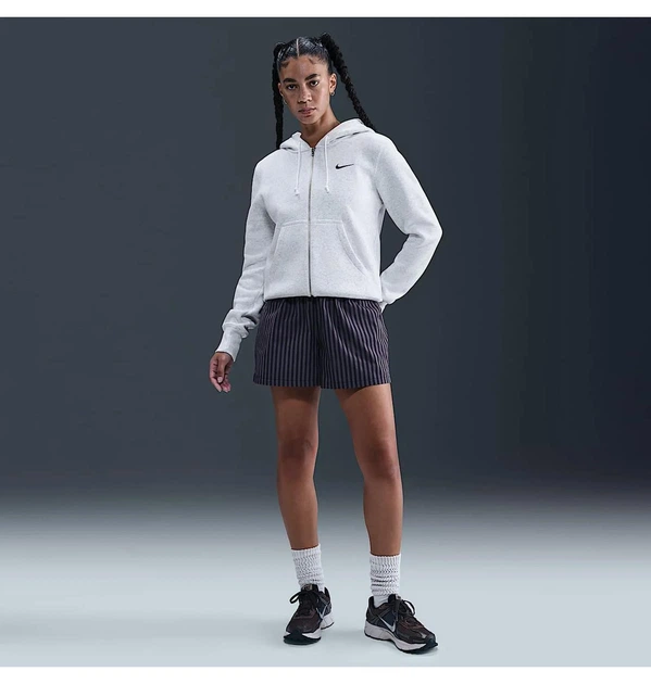 Толстовка жіноча Nike Sportswear Phoenix Fleece Grey M Сіра HJ0995-051 - зображення 5