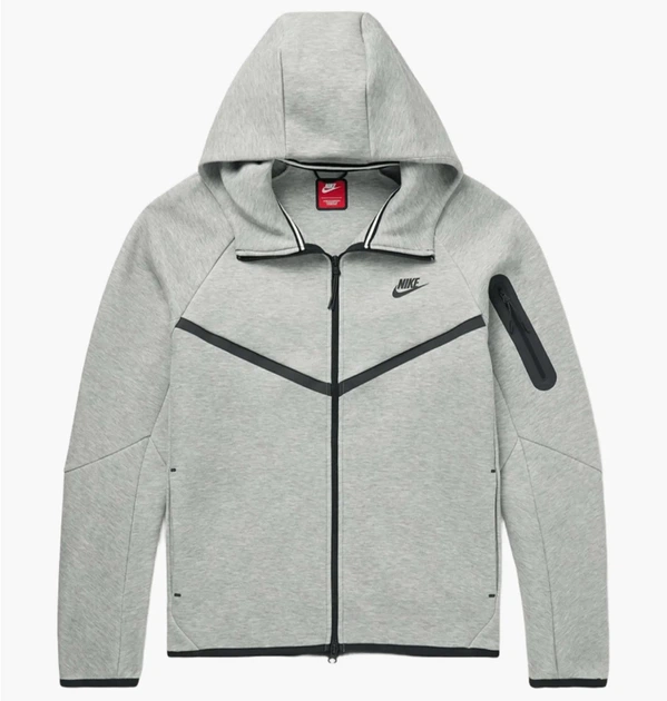 Толстовка женская Nike Sportswear Windrunner Tech Fleece Grey XS Серая HV6747-063 - изображение 7