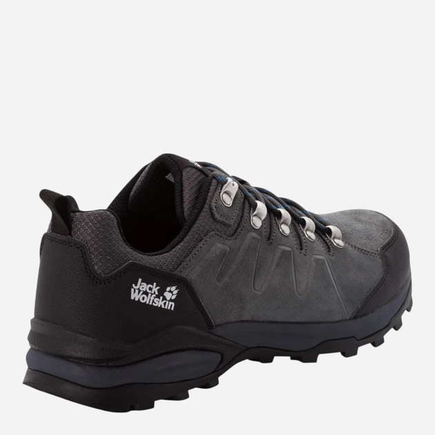 Мужские кроссовки для треккинга с мембраной Jack Wolfskin Refugio Texapore Low M 4049851-6129 47 (12UK/13USA) 30.3 см Черные (4060477908465) - изображение 4