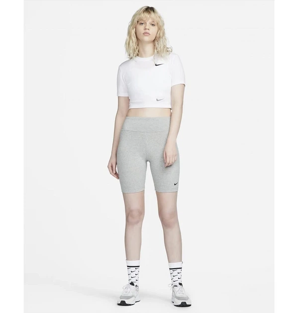 Шорты женские Nike Sportswear Leg-A-See White Db3905-063 S Серый DB3905-063 - Фото 6 Шорты женские Nike Sportswear Leg-A-See White Db3905-063 S Серый DB3905-063 - изображение 6