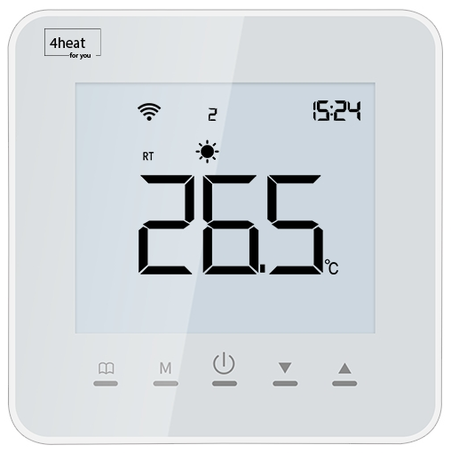 WiFi терморегулятор для теплого пола 4HEAT AE-3D.WF White - изображение 2