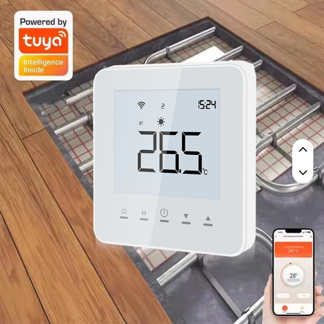 WiFi терморегулятор для теплого пола 4HEAT AE-3D.WF White - изображение 4