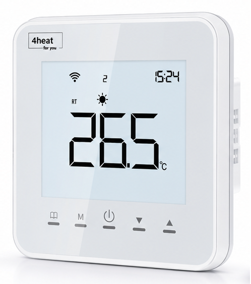 Зональное WiFI управление водяной тепловой пол 3 зоны 4HEAT | HR-03C + АE-3DW.WF (3 шт) + Сервопривод ATR (4 шт) - изображение 3