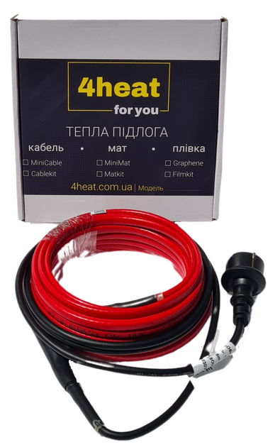 Кабель для обогрева труб 4HEAT JHSD-15W (5 метров) | Ограничитель температуры + Вилка (JHSD15W.5M) - изображение 2