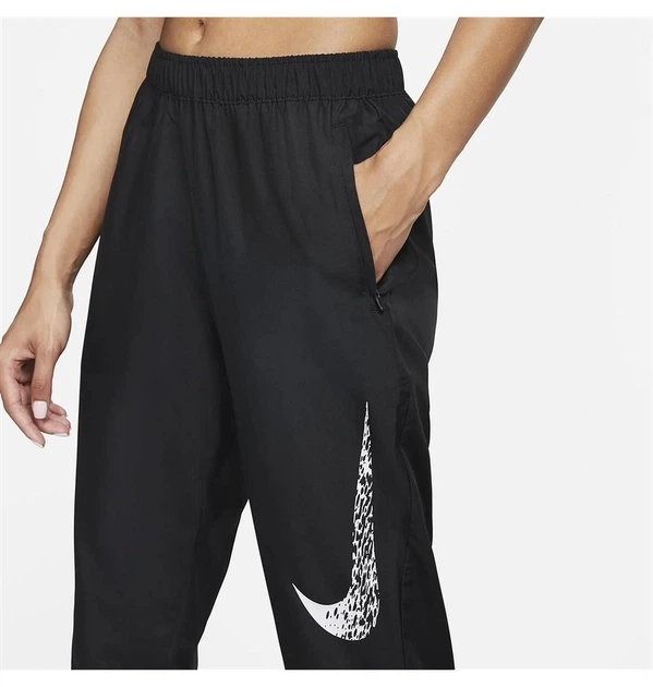 Спортивні штани жіночі Nike W Nk Df Swoosh Run Pant XS Чорні DM7771-010 - Фото 5 Спортивні штани жіночі Nike W Nk Df Swoosh Run Pant XS Чорні DM7771-010 - зображення 5