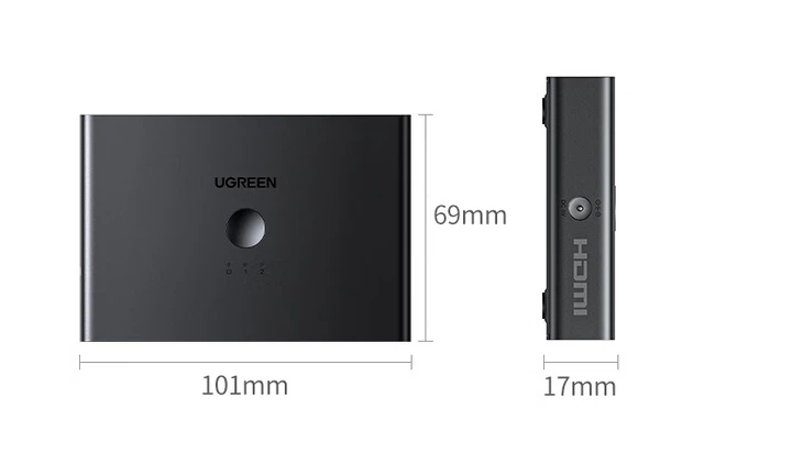 Коммутатор UGREEN 70690 4K 60 Гц - изображение 8