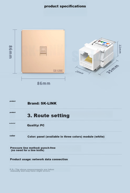 Патч-панель SK-LINK настінна 10 портів Cat 6 UTP у зборі - Фото 12 Патч-панель SK-LINK настінна 10 портів Cat 6 UTP у зборі - зображення 12