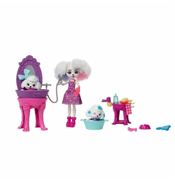 Игровой набор Enchantimals Салон красоты 15 предметов разноцветный 15 см - Фото 6 Игровой набор Enchantimals Салон красоты 15 предметов разноцветный 15 см - изображение 6