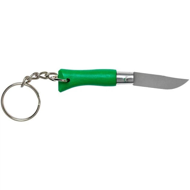 Ніж Opinel Keychain №2 Inox зелений - зображення 2